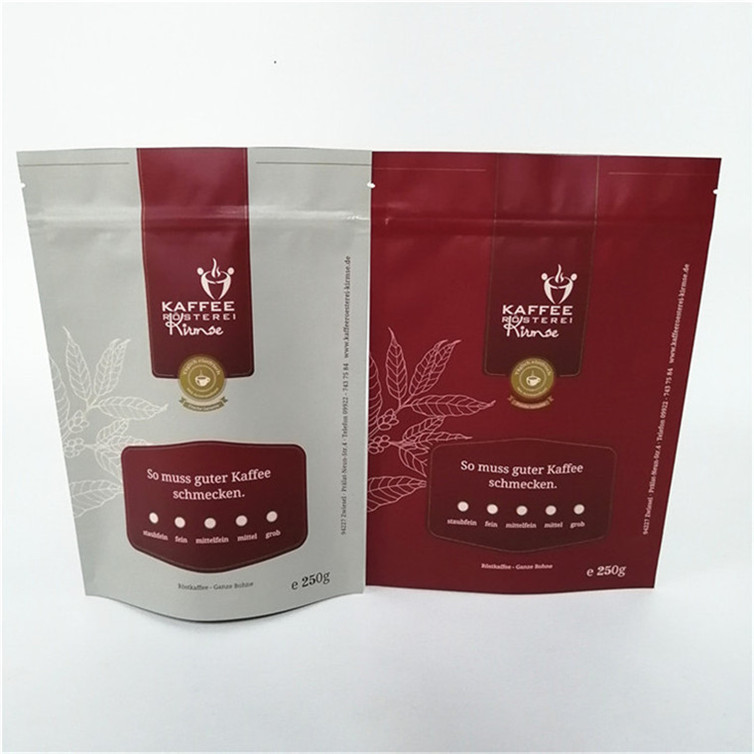 Groothandel Recyclebare Stand Up Zip Lock Heat Seal Plastic pouches voor voedselverpakkingen lekbestendig