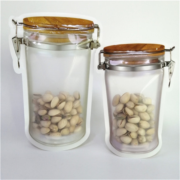 Hoogwaardig digitaal afdrukken op maat PE gerecycled plastic voedselverpakkingszak