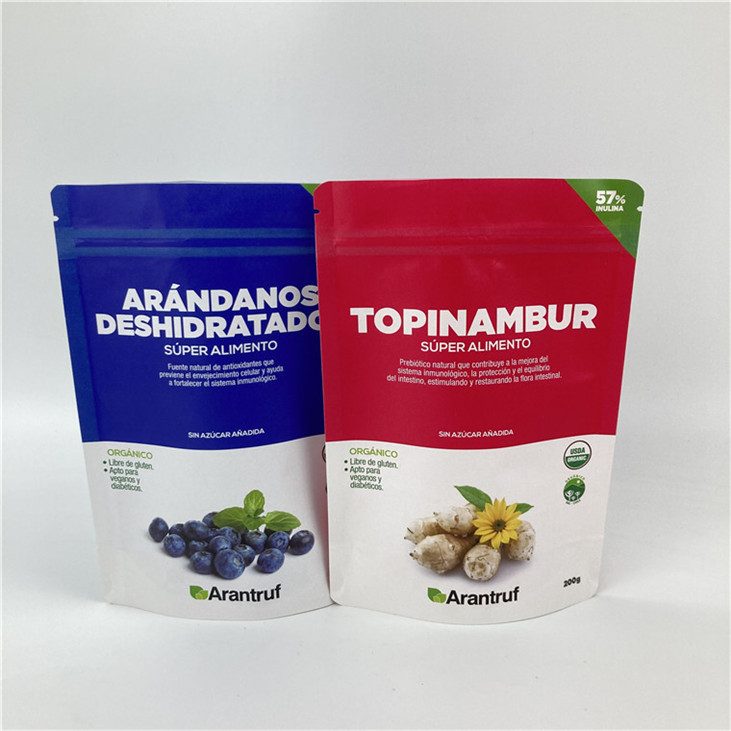 Op maat gemaakte grootte / ontwerp Kleurrijke druk Doypack milieuvriendelijk en veilig materiaal