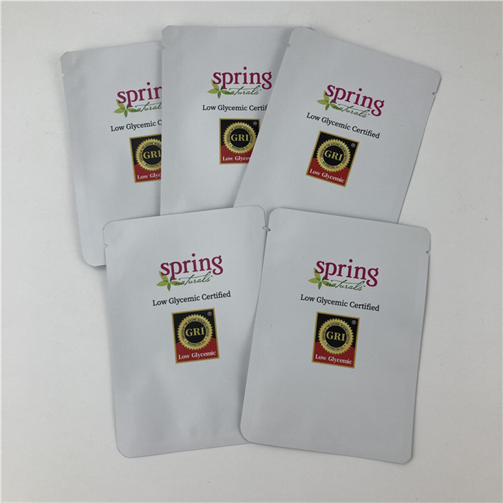 Leakproof Driezijdige verzegelde Mylar verpakkingszak met rits op maat