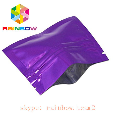 kleurrijke partij 3 verzegelde vlakke mini mylar de hennepthee van foliezakken 1g/bloem leaft verpakkend sachet