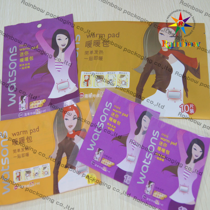 Ritssluitings Plastic Kosmetische Compacte Verpakkende Vlakte voor Warm Stootkussen