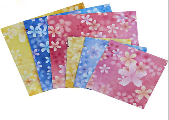 Aangepaste Partij Drie verzegelde Roze Kleuren Kosmetische Zak Verpakking voor Masker