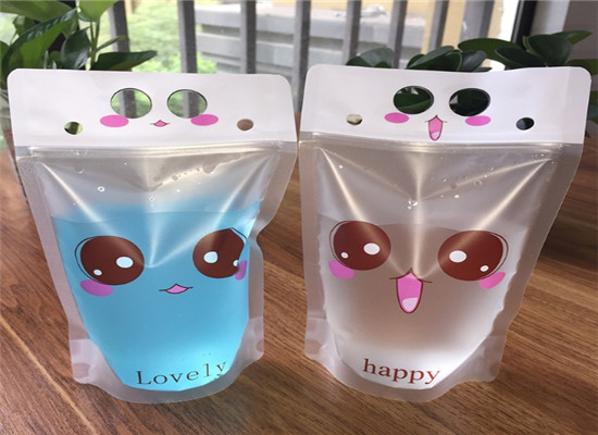 De Plastic Zakken die van het voedselveiligheidniveau Tribune omhoog voor Melk/Thee/Sap verpakken