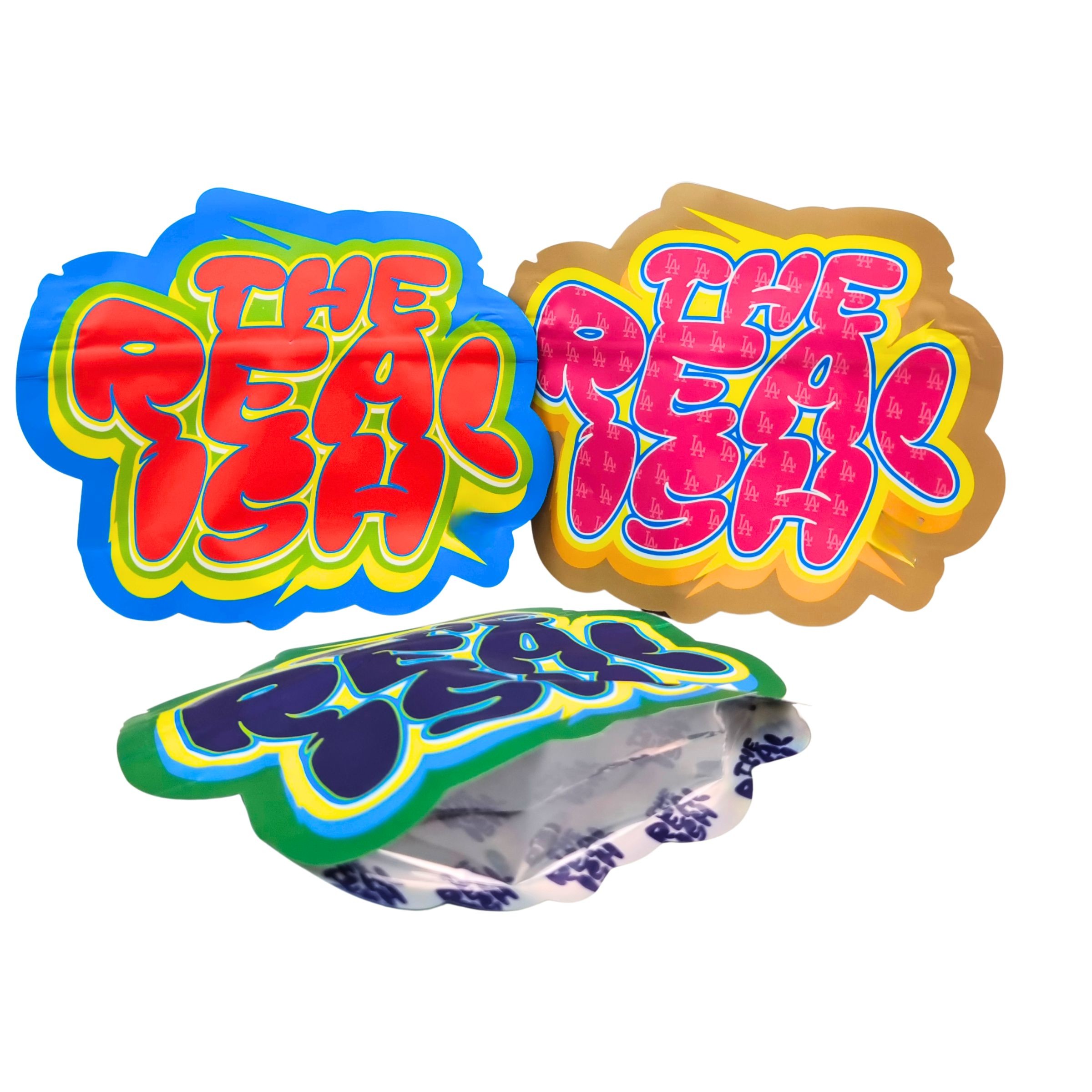 3.5g 7g 14g Ziplock Mylar Bag eetbare kindervrije aluminiumfolie voor koekjes Gummy