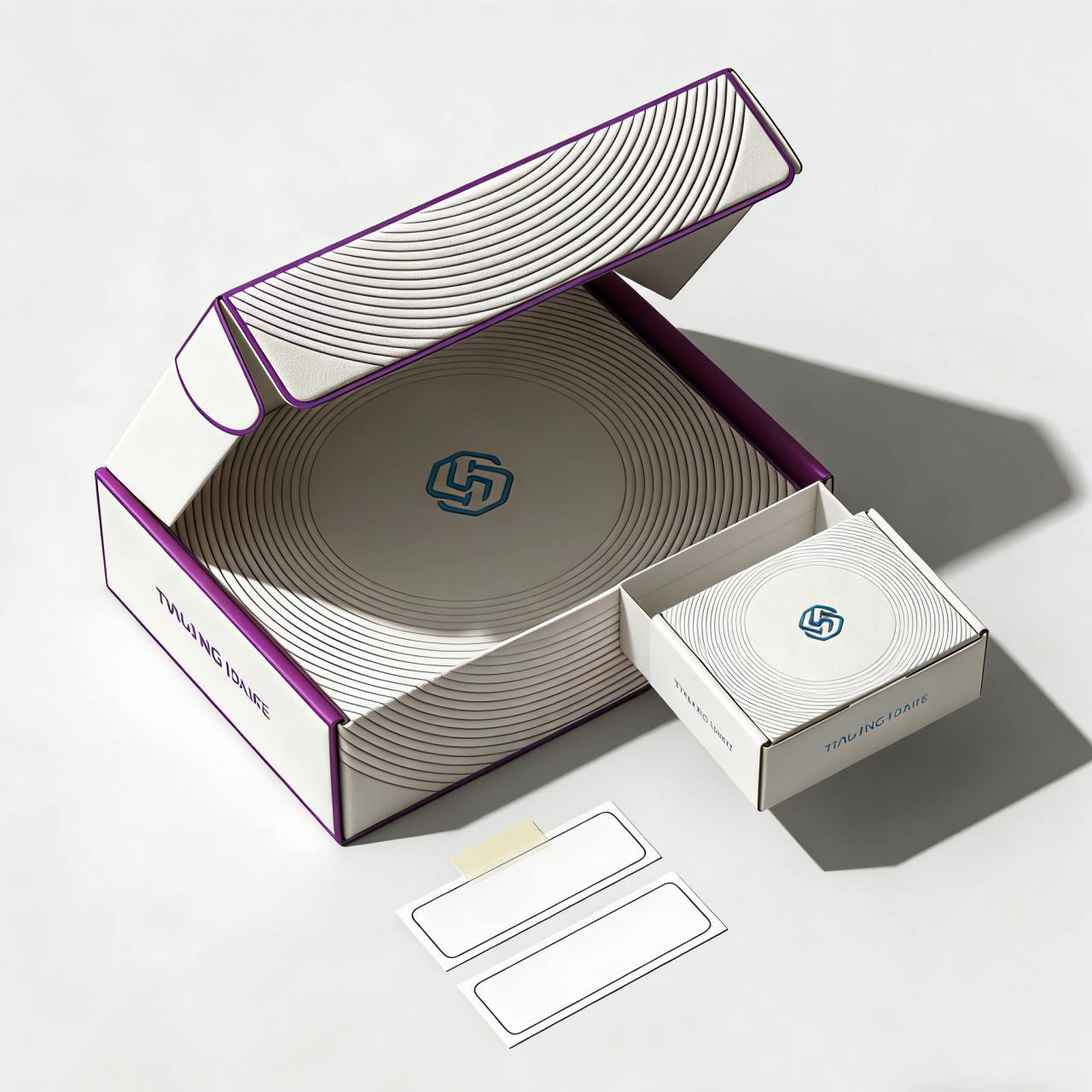 Biologisch afbreekbare geschenkmailmappen met Matt-lamineering en aangepast logo