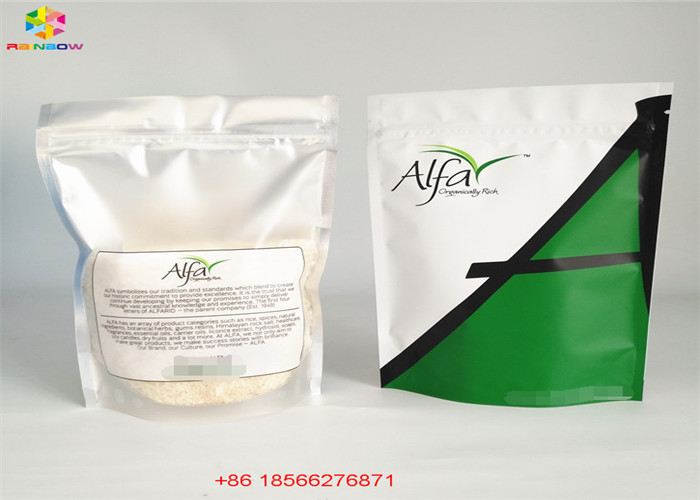 Duidelijke Zilveren Plastic Zakken die Reclosable Aluminiumfolie van Ritssluitingszakken verpakken