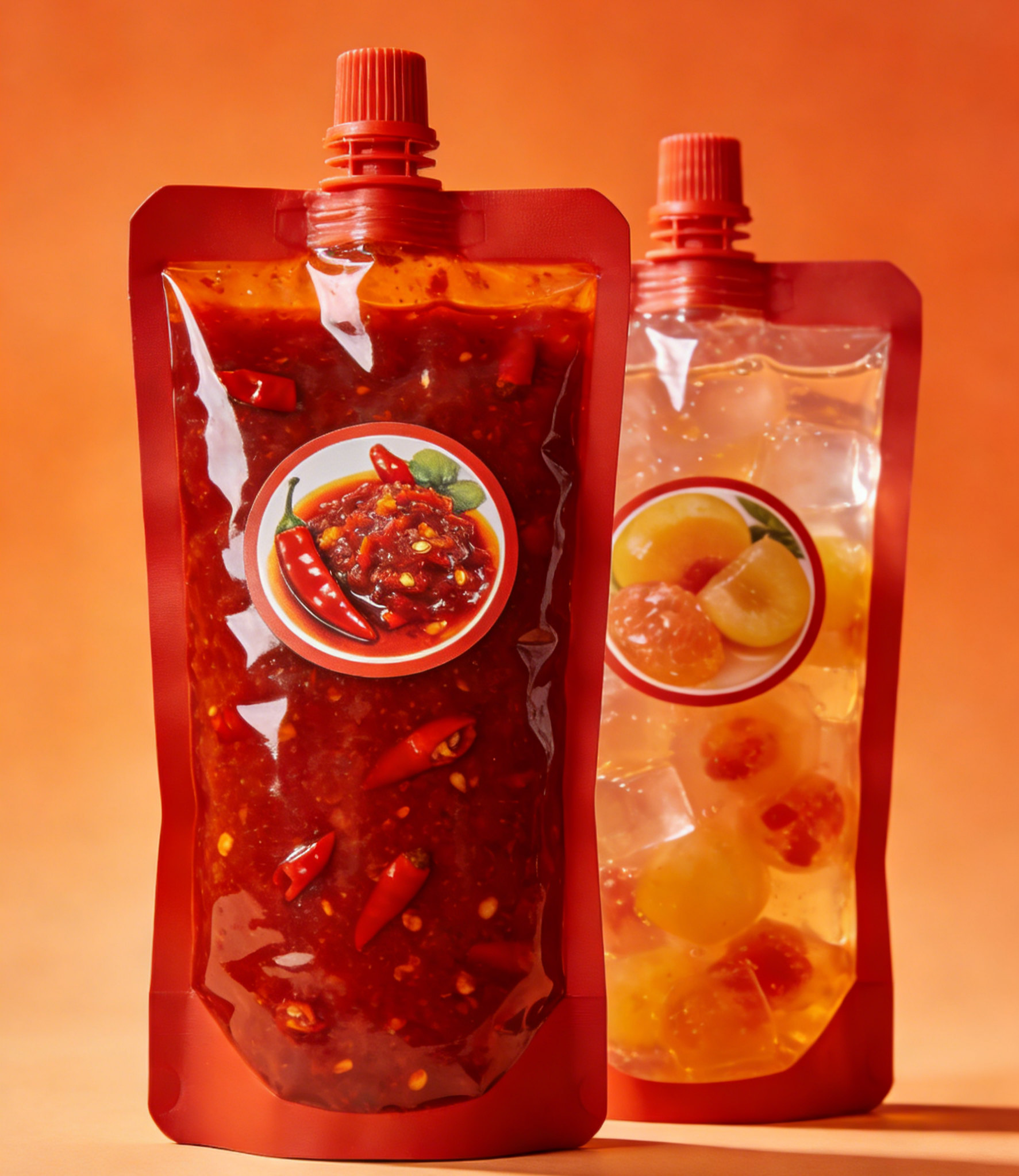 Lekvrij Tuit Pouch150ml 200ml 300ml Doypack Food Grade Chilisaus Jelly Sap Babyvoeding Zak Stand Up Tuit Pouch