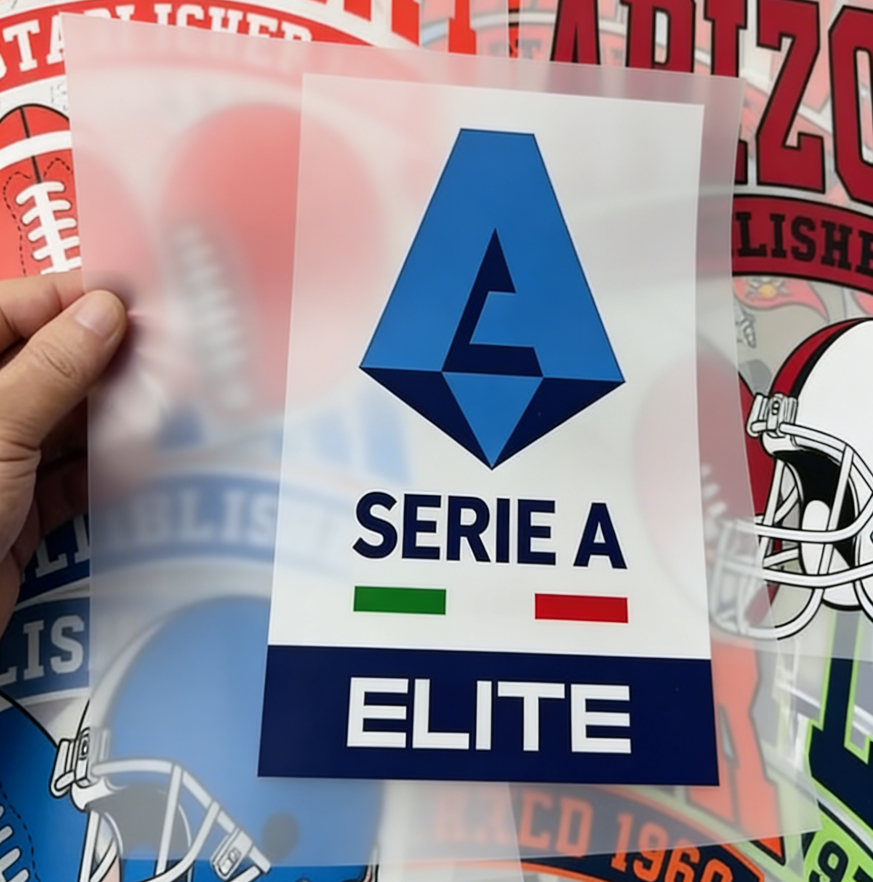 Op maat gemaakt Glow in the Dark Zilver Holografisch Heat Press Label Custom Patroon Heat Transfer Kledingsticker