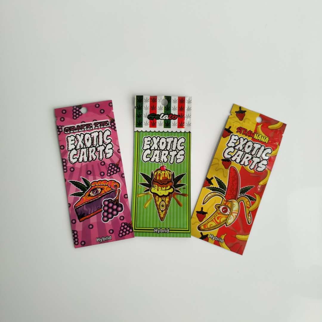 Partij drie verzegelde Plastic Zakken die Resealable van de de Oliepen van Pitvape de Patroonzak verpakken