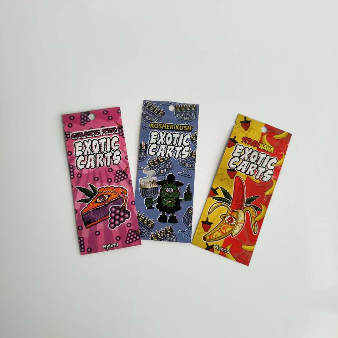 Het Voedsel van de Vapepatroon de Ritssluiting van het de Douaneembleem van Verpakkingszakken met Duidelijk Venster