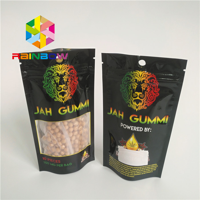 Gedrukte Folie Gelamineerde Mylar-Ritssluitingstribune op het Onkruidcannabis van Zakkenmmj Verpakking