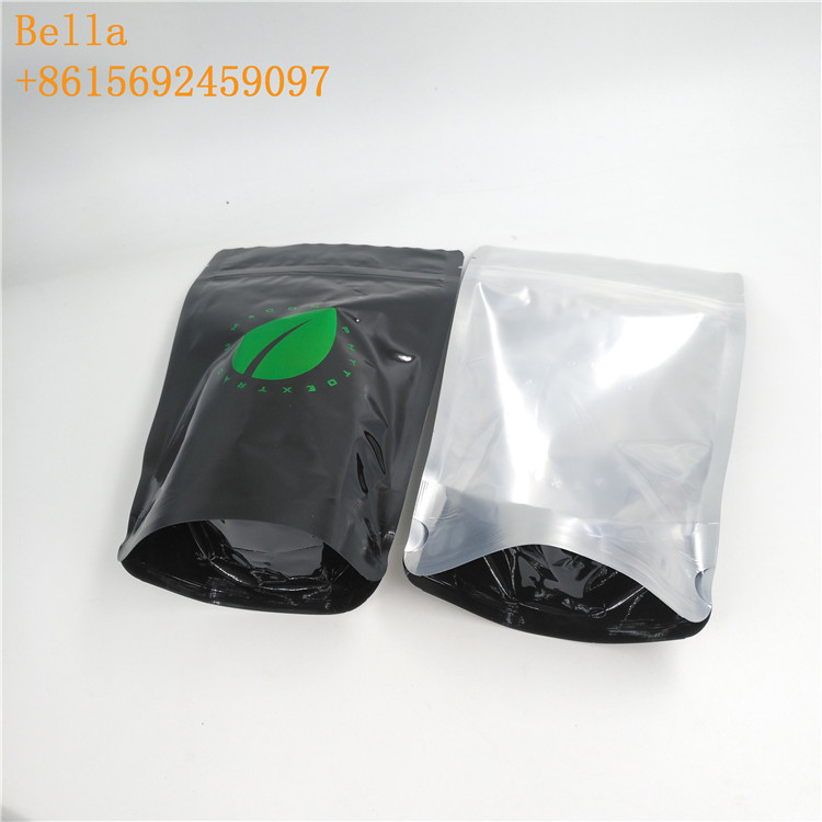 Holografische Plastic Theezakjes die het Voedselzak van Koffieeco met Één Duidelijke Kant verpakken