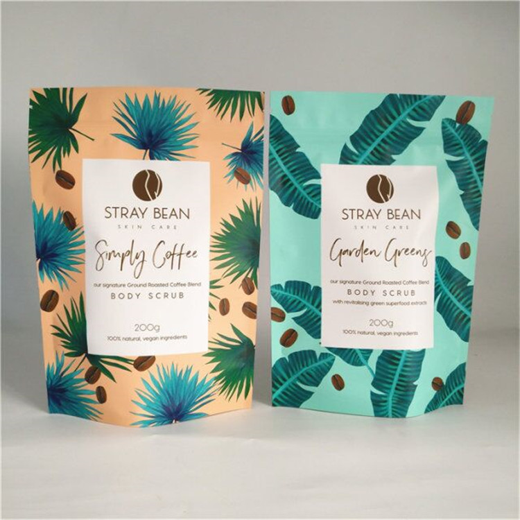 De biologisch afbreekbare Theezakjes die Aangepaste Airtightbody verpakken schrobben Onmiddellijke Koffiesachet