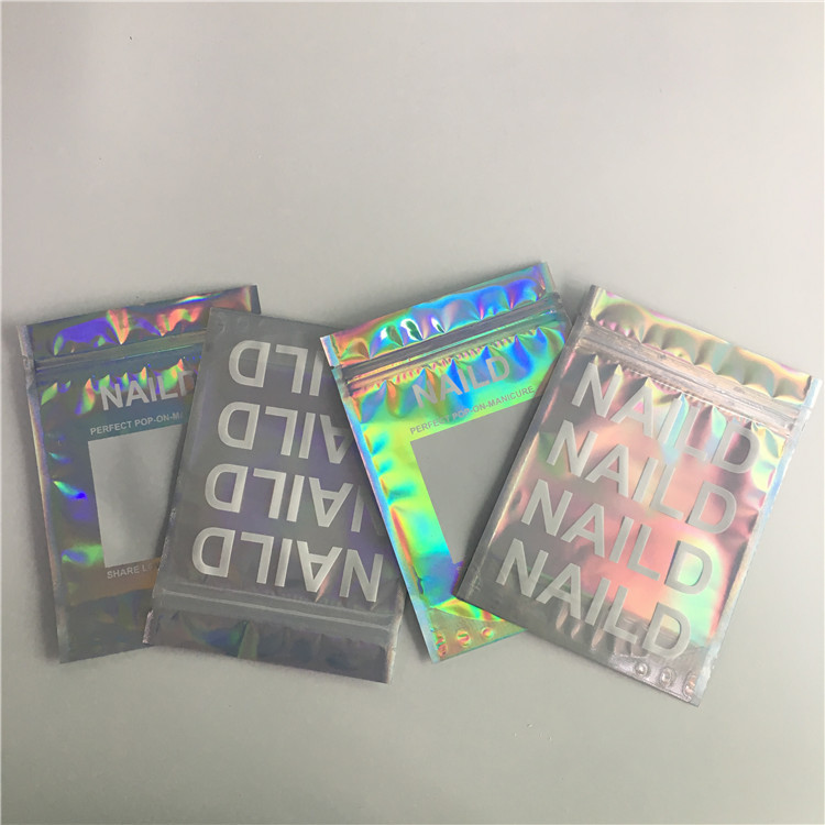 SGS/FDA de Zakmake-up Opnieuw te gebruiken Mylar die van de aluminiumfolie Verzegelde Kant Drie verpakken