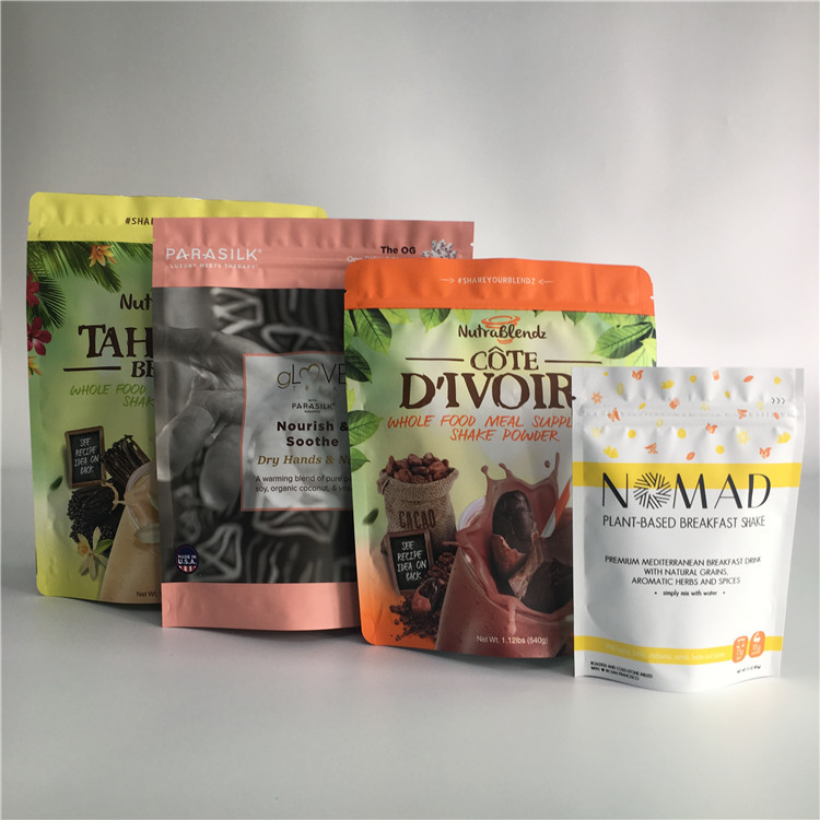 Tribune van de de Zak de Verpakkende Aluminiumfolie van de ritssluitingssnack op Zak voor de Notenkoekjes Chesee van de Verpakkingskoffie