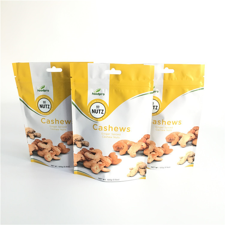 Douane die Plastic Zakken drukken die Tribune op Ritssluitingszak verpakken met Één Manier het Ontgassen Klep