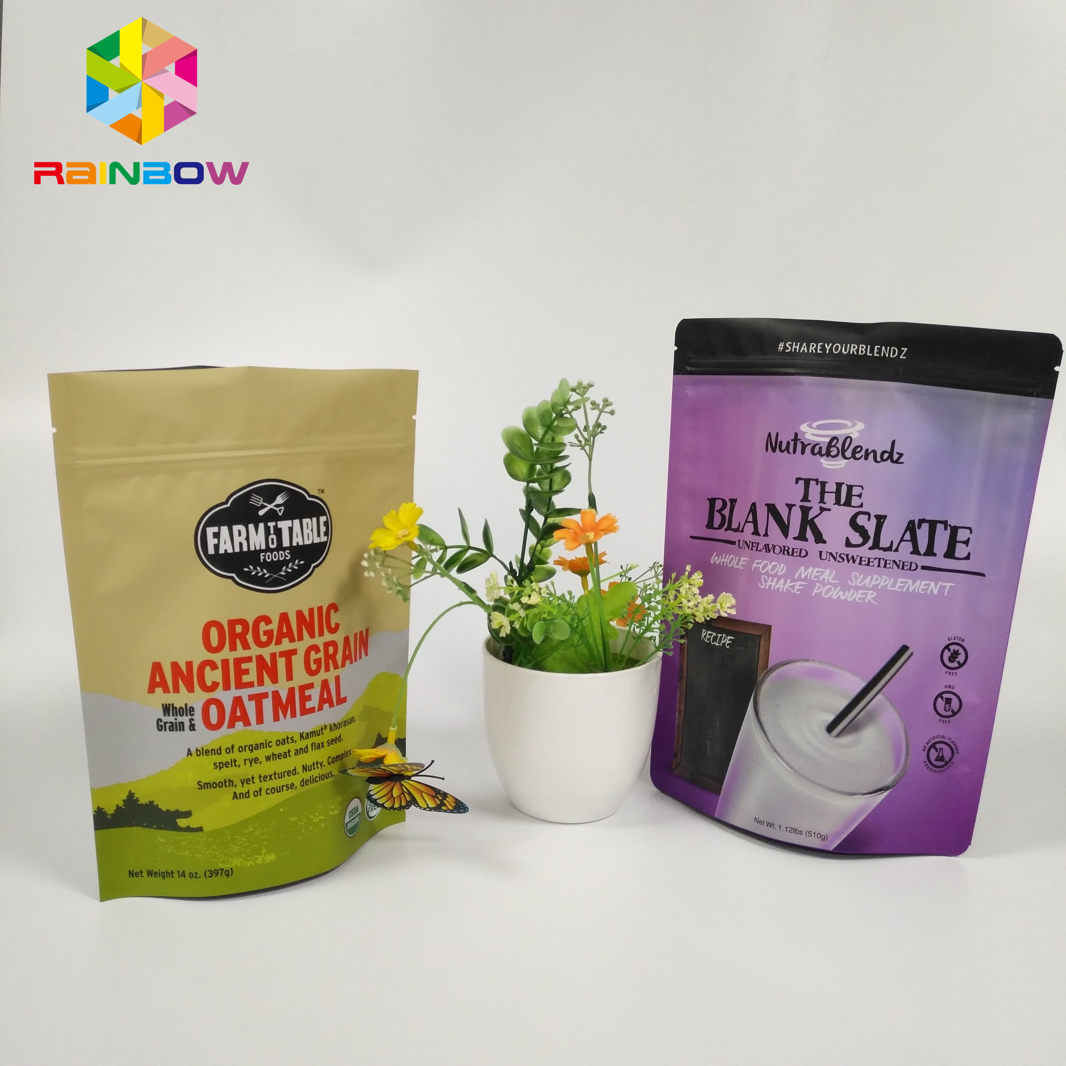 Resealable Tribune van de het Aluminiumfolie van de Snackzak Verpakkende op Doypack-Ritssluitingszak