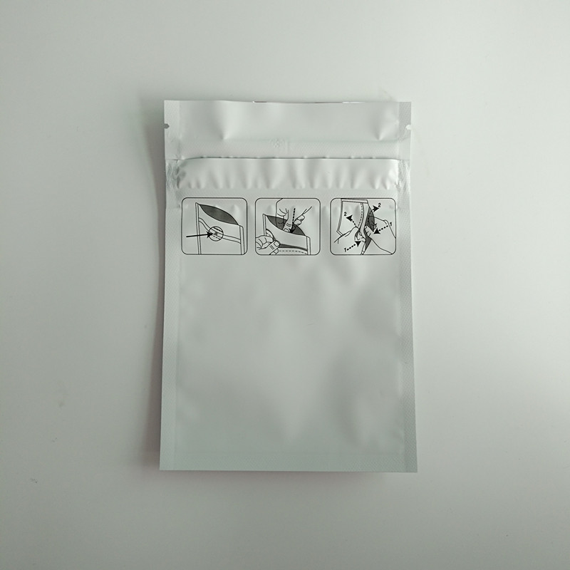 3 de zijtribune van de Verbindingssteen op Zak Verpakking, staat de Kinderenbewijs op van de Ritssluitingszak