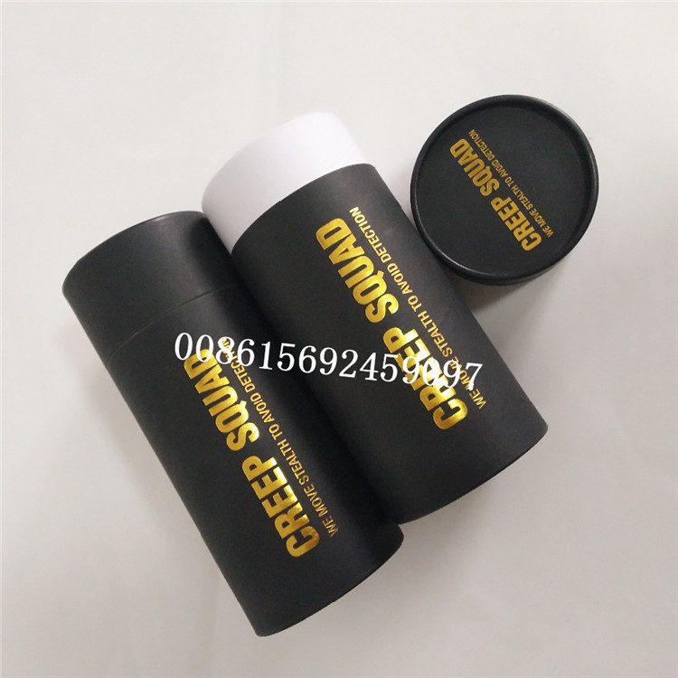 Biologisch afbreekbaar Kartondocument Vakje die Aangepast Embleem met het Gouden Stempelen verpakken