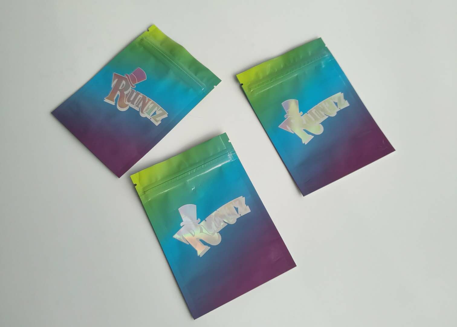 Plastic Zakken die veilig voor kinderen de Folie van Cindy verpakken Runtz Zipper Bag Finished