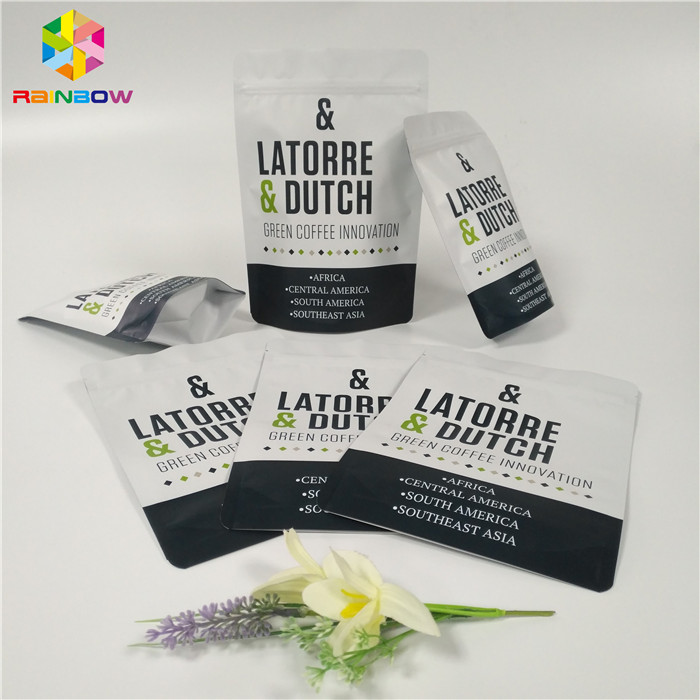 De Zak die van de ritssluitingsfolie Reclosable Gelamineerde Materiaal van de Klepkoffie Zak verpakken