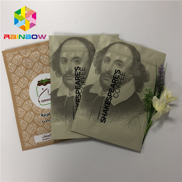 Doypack Resealable Ritssluiting die de Verpakkende Zakken van de Zakkenkoffie 50-200 opstaan Microns