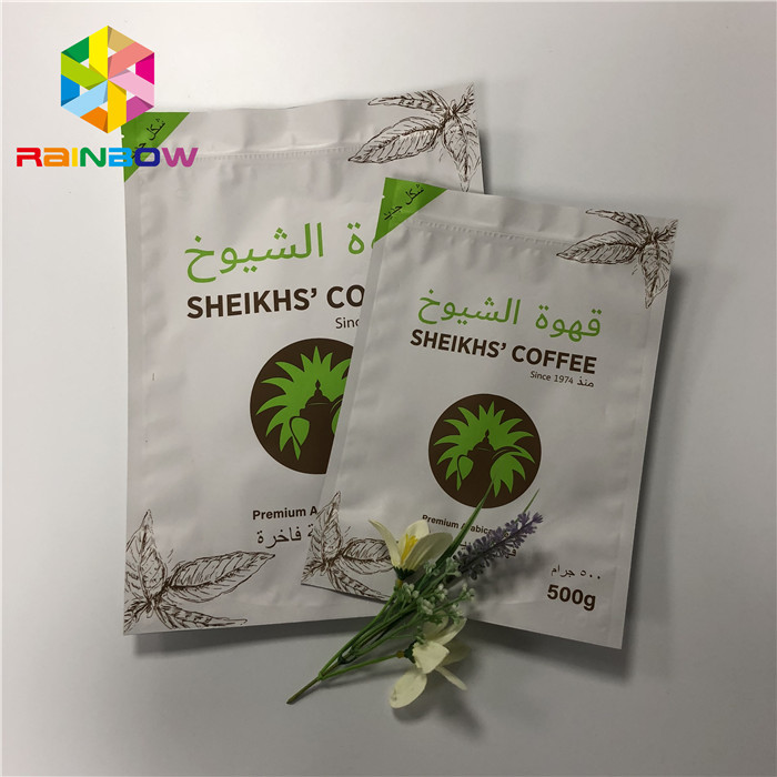 Kraftpapier-Document Resealable Tribune op Zakken Gelamineerde Aluminiumfolie Plastic Zakken