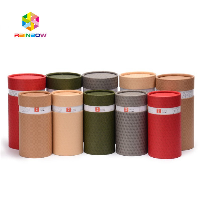 Recycleer Gedrukt CBD-Flessendocument Vakje Verpakkend Kartondocument Buis Gelamineerd Materiaal