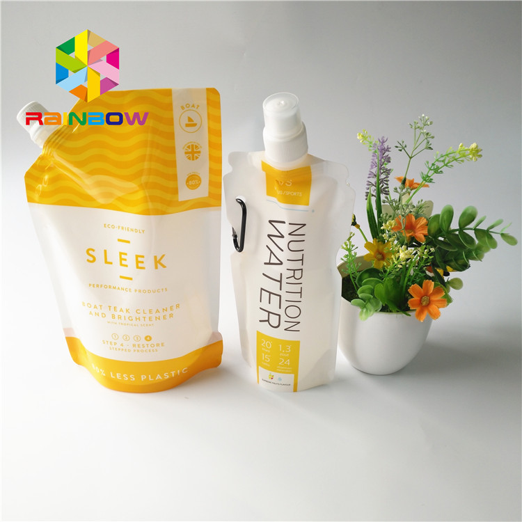 5oz/7oz plastic Spuitenzak die de Transparante Rekupereerbare Zak verpakken van de Energiedrank