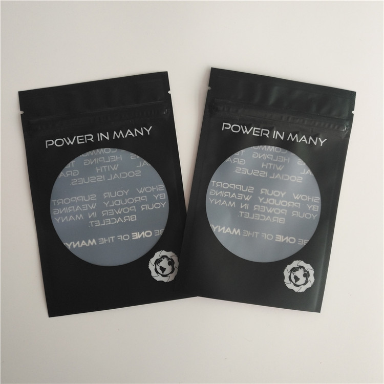 Glanzende Hitte - verzegel Verpakkende van de het Embleemritssluiting van de Zakkendouane van de Zakoorringen de Armbandzakken