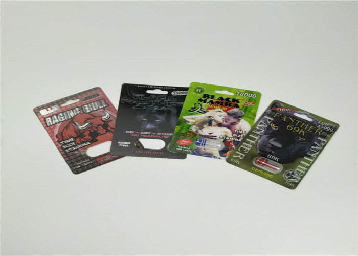 De Kaart die van de diablaar Mannelijke Verhogingspillen verpakt die 3d Verpakking van de Geslachtspil inpakken