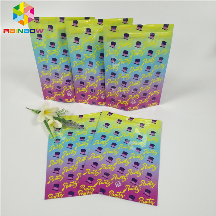 Van de Zakkenruntz van de ritssluitingsfolie Verpakkende van het Onkruidkoekjes de Wildernisjongens Plastic Mateial van Runtz