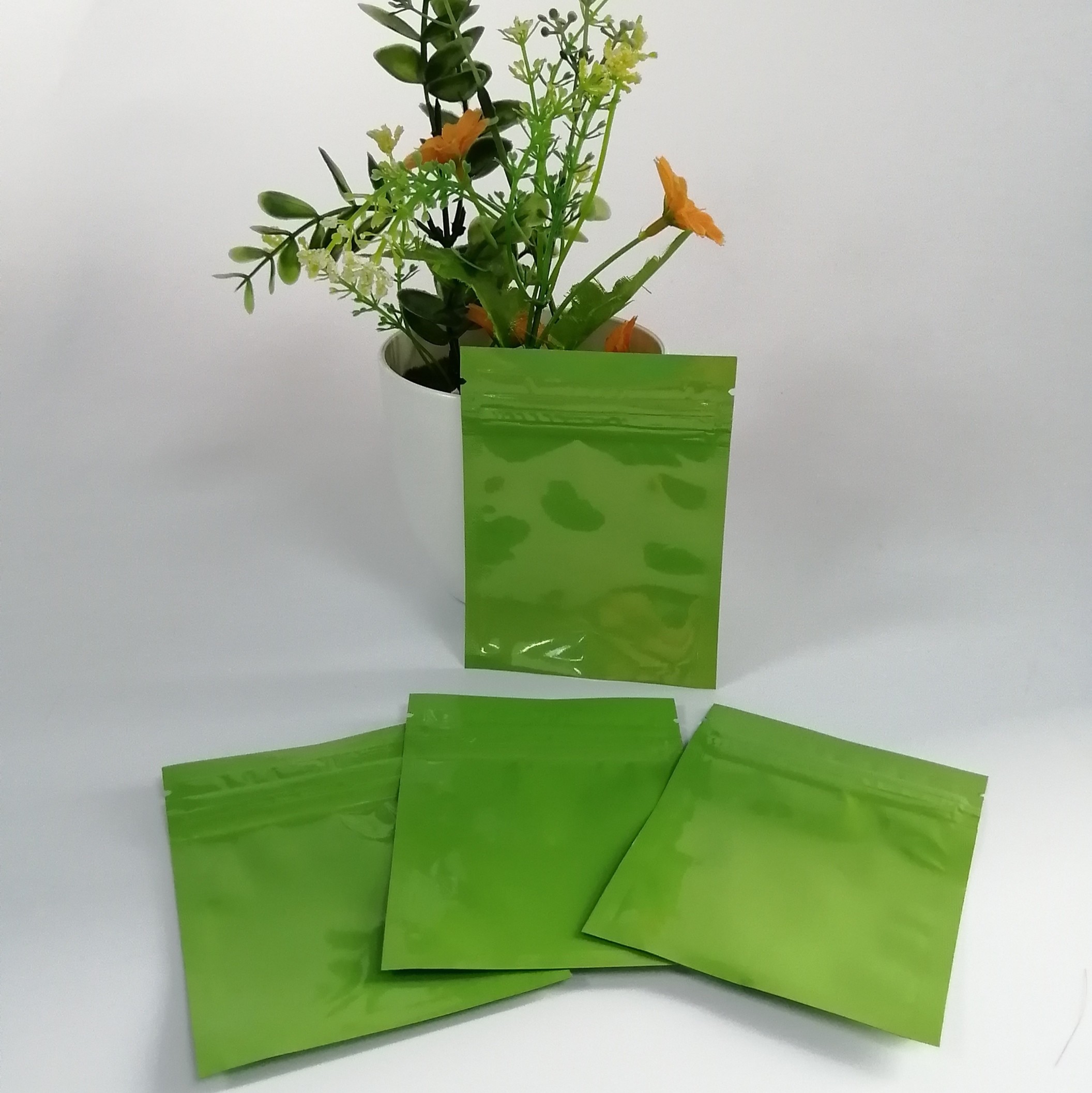 De plastic Kleine Ritssluiting van de Sachetdouane doet Aluminiumfolie binnen Vochtbestendig in zakken