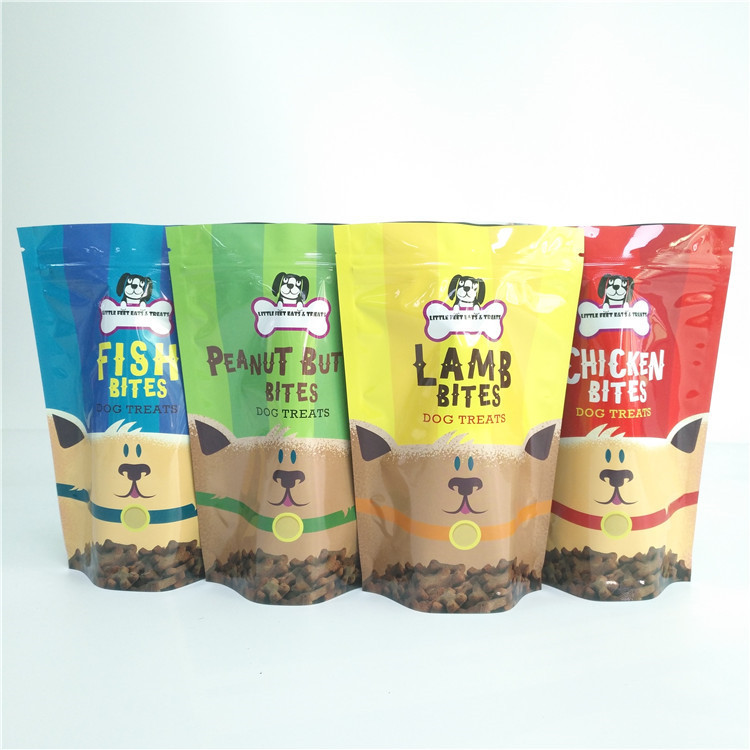 De hond behandelt de Gelamineerde Plastic Opnieuw te gebruiken Vacuüm Organische Zak van het OpslagVoedsel voor huisdieren Zak