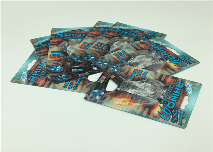 Duurzame Document Kaart Verpakking voor Mannetje die de Natuurlijke Pillen van het Prestatiesgeslacht verbeteren