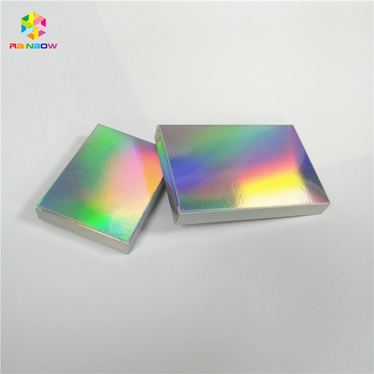 Het Document van het kartonhologram Giftvakje de Verpakking maakt omhoog Cosmetischee productentoepassing