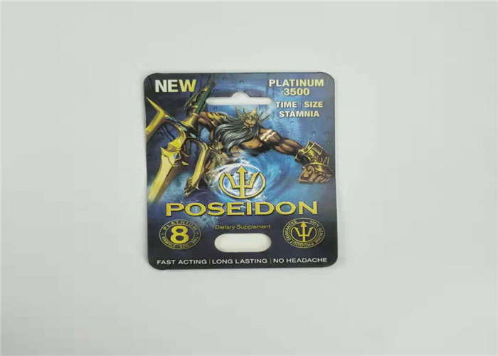 De Kaart Verpakkende Rinoceros 7 van de Eco Vriendschappelijke Blaar Document het Vakje van de Kaartvertoning voor Mannelijke Versterkerscapsule