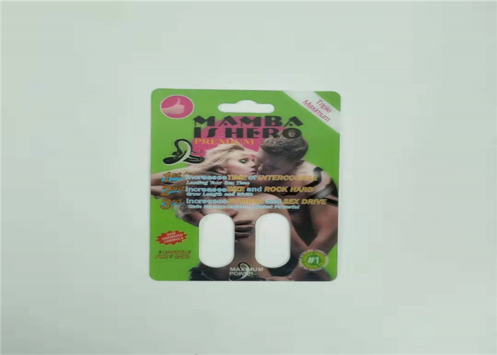 Mamba 3d Effect Blaarkaart die Aangepaste Druk voor de Pillen van het Capsulegeslacht verpakken
