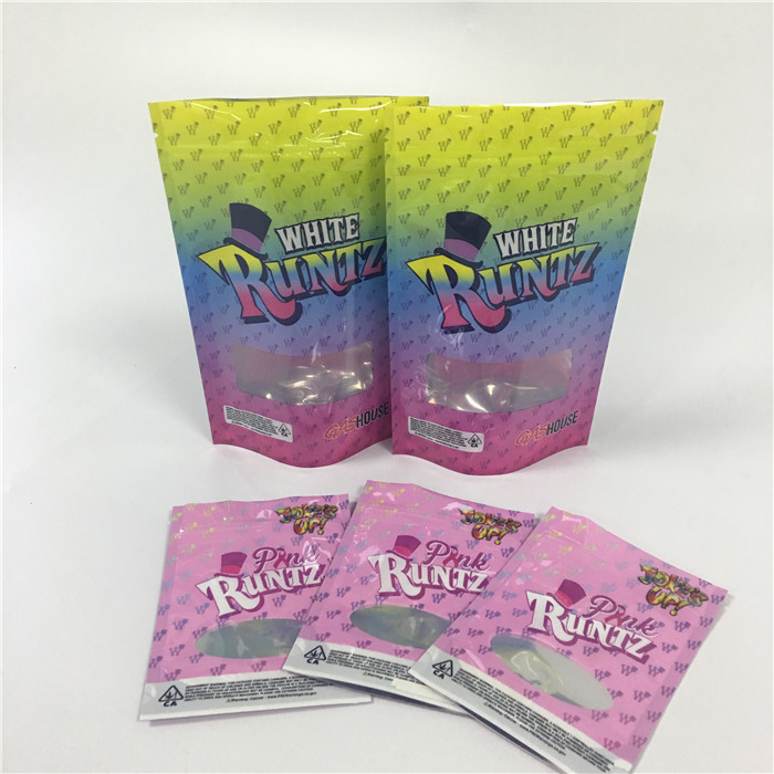 De Kruidenwierook die van het geurbewijs de Minizakken van het Bladkoekjes van het Ritssluitingsonkruid Plastic CBD verpakken