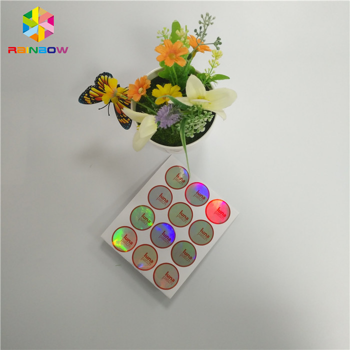 De douanedruk krimpt Etiket van de het Hologram Zelfklevende Sticker van Omslagkokers het Waterdichte