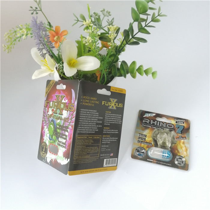 De aangepaste 3D van de Mensen Seksuele Prestaties van het Blaarpak Verpakkende Blaren van de de Verhogingspil