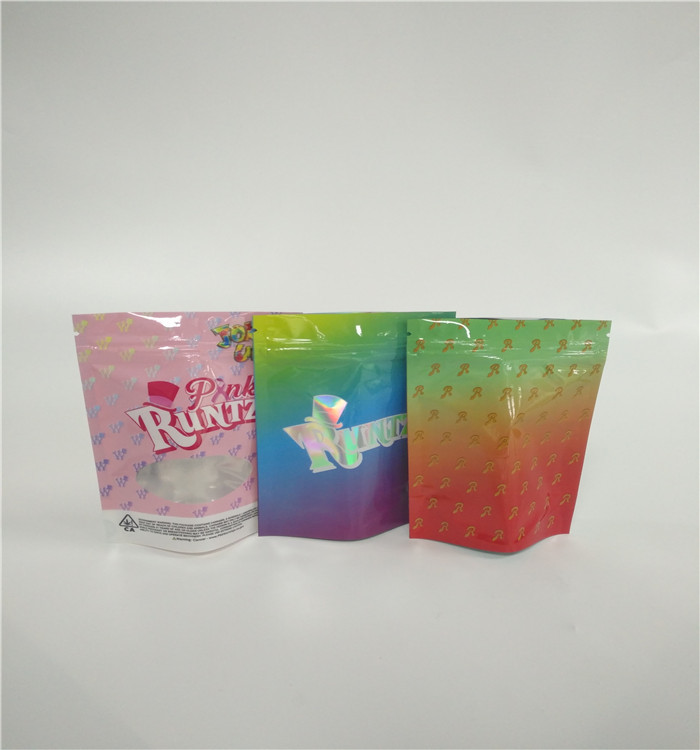 Rekupereerbare Ritssluitings Plastic Kruidenwierook die Doypack-het Gedrukte Embleem van de Ritssluitingszak Douane verpakken