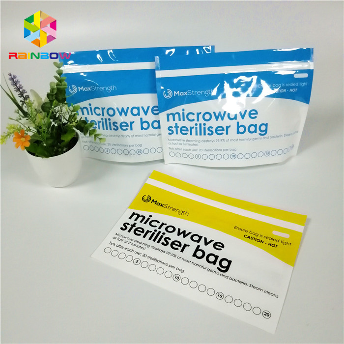 Het Voedsel van de siliconesnack Verpakkingszakken Opnieuw te gebruiken Lekvrije Foodsaver voor het Verwarmen/het Bevriezen