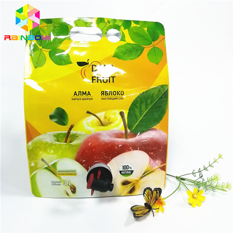 Het Spuitenzak van het lekbewijs de Opslag van het de Wijnappelsap van de Verpakkingsaluminiumfolie 2L 3L 5L