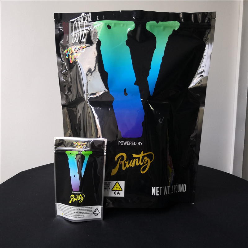 De Plastic Tribune van het geurbewijs op de Verpakkende Resealable Zakken van Mylar van Zakbloemen