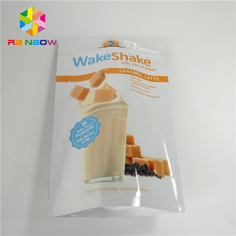 De Plastic Zakken die van de voedselrang, Aluminiumfolietribune op Duurzame Zakkenritssluiting verpakken