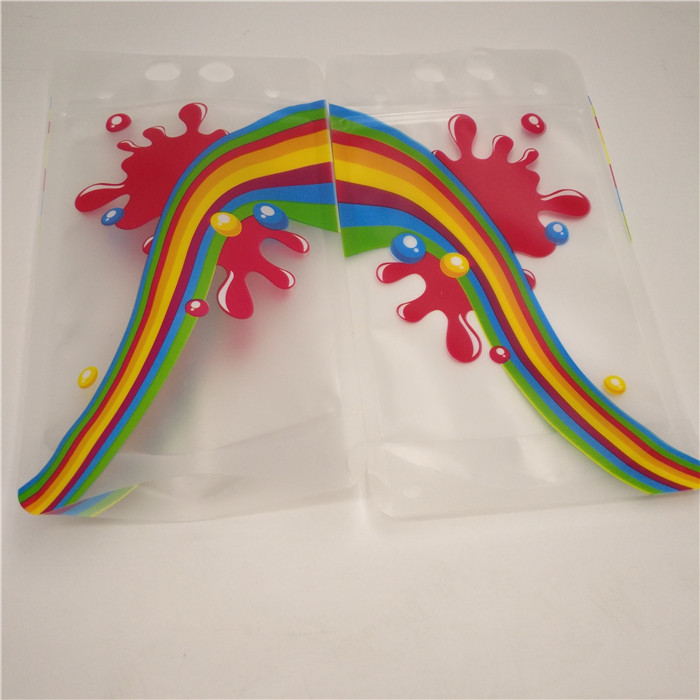 De Zakken van de de Bodemhoekplaat van de duidelijk Sapmelk, Duurzame Tribune op Foliezakken met Handvat