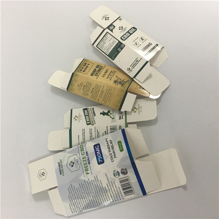 Het document van de douaneluxe de pen verpakkend vakje van de kartoncbd olie vape