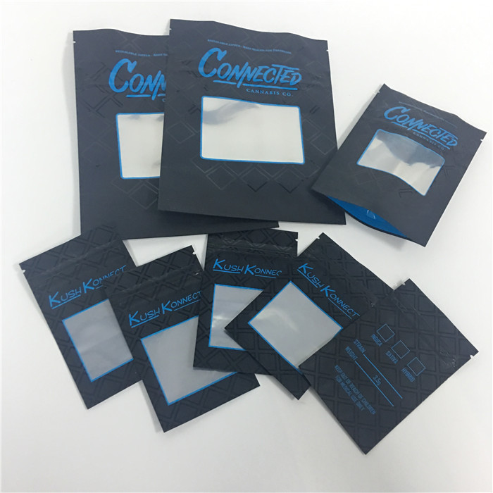 Verpakkende Ritssluiting die van de Doypack de Kruidenwierook Zakken voor Tabak CBD opstaan